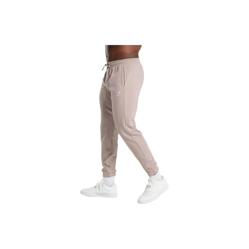 GYMSHARK ESSENTIAL OVERSIZED JOGGERS Knitted Sports Pants Men's Stone Pink-2