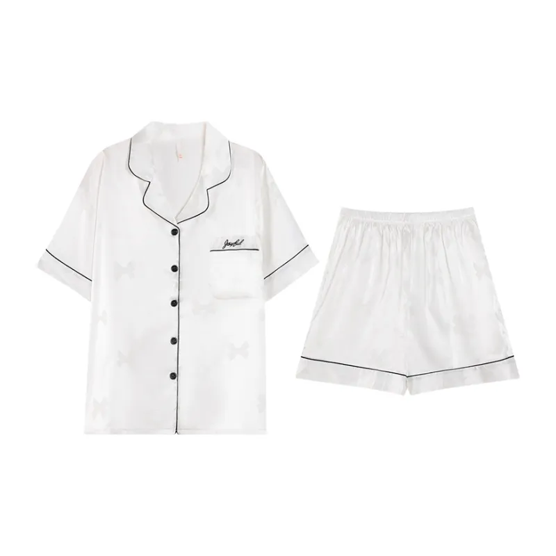 PBENO PD Pajama Set Women's White-0
