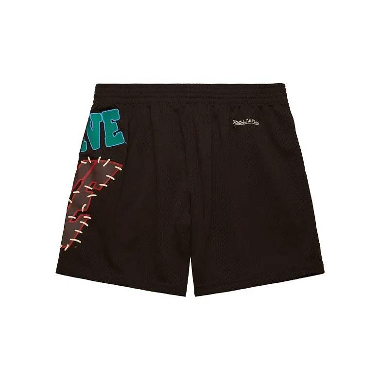 Travis Scott x Mitchell & Ness Sports Shorts Unisex Brown-1