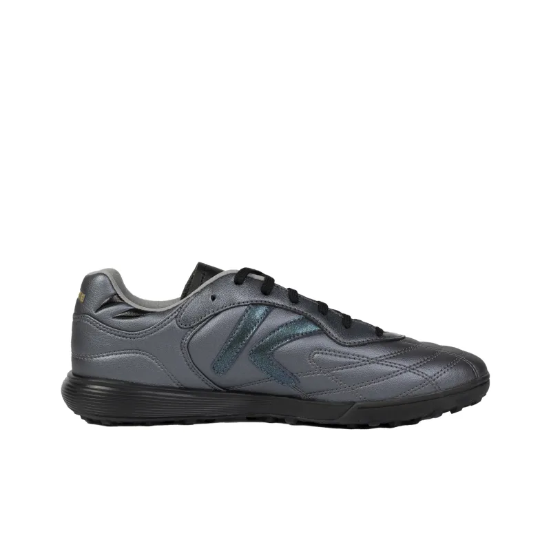 KELME TF Rubber Broken Studs Anti Slip And Wear Resistant Breathable Soccer Shoes Unisex Iron Gray Black-1