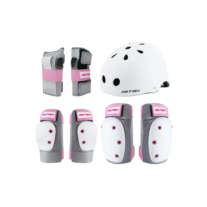 AS FISH Roller Skating Protective Gears-8