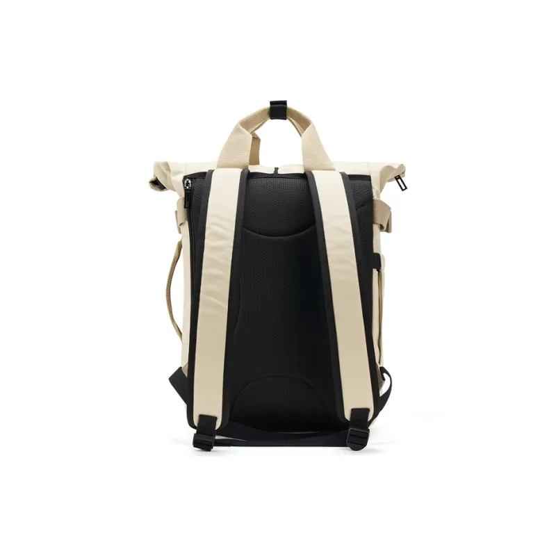 XTEP Fabric Backpack Regular Unisex Black/Light Khaki/Light Brown-10