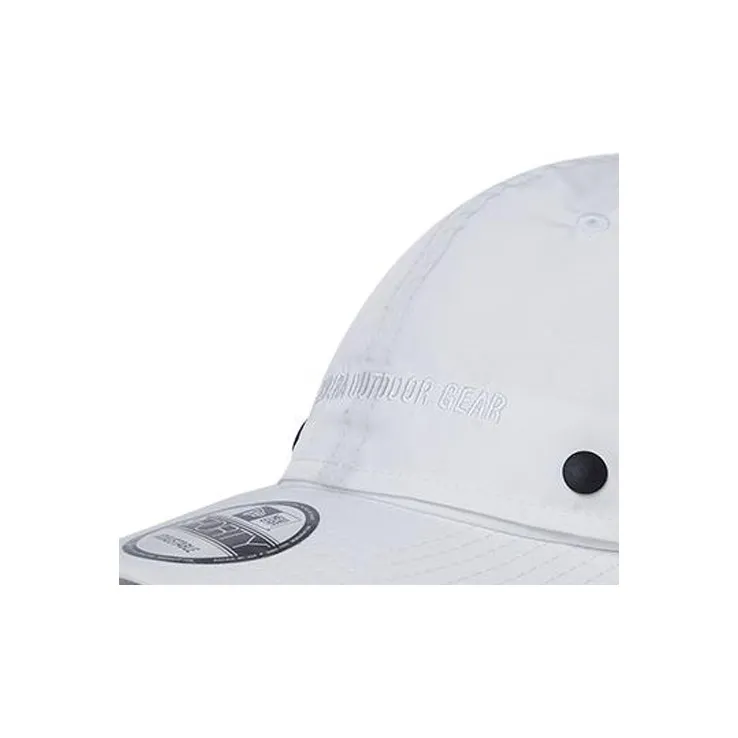 New Era Polyester Baseball Caps Unisex Milk White/Black-1