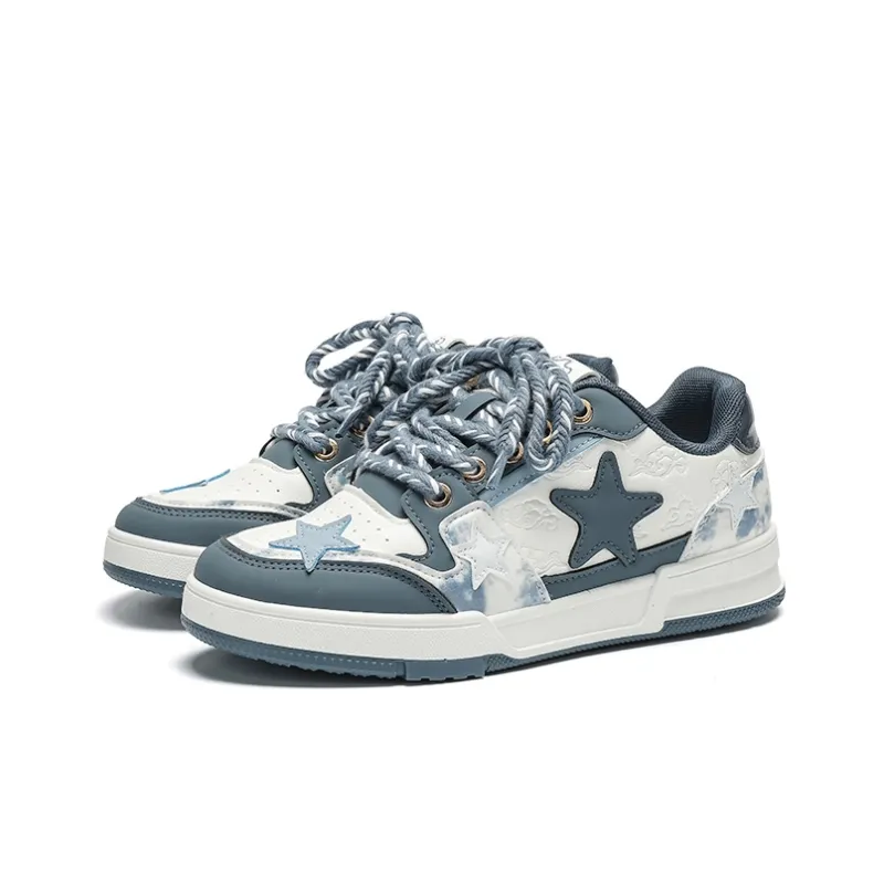 FOREVER 21 Anti-Slip Wear-Resistant Lightweight Breathable Height Increasing Low-Top Skateboard Shoes Unisex-1