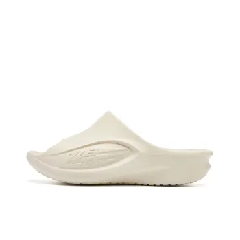 QIAODAN Flying Shadow Slippers 3.0 Quiet Slip-Resistant Abrasion-Resistant Quick Dry Slide Slippers Women's Apricot