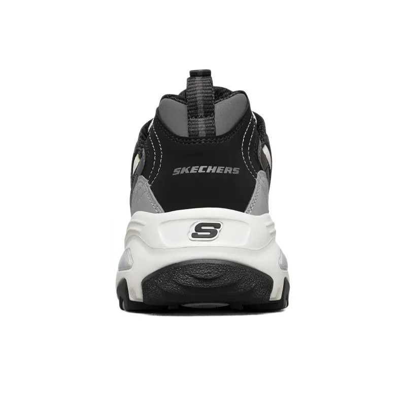 Skechers D'lites 1.0 Running Shoes Black/White/Grey Women's-3