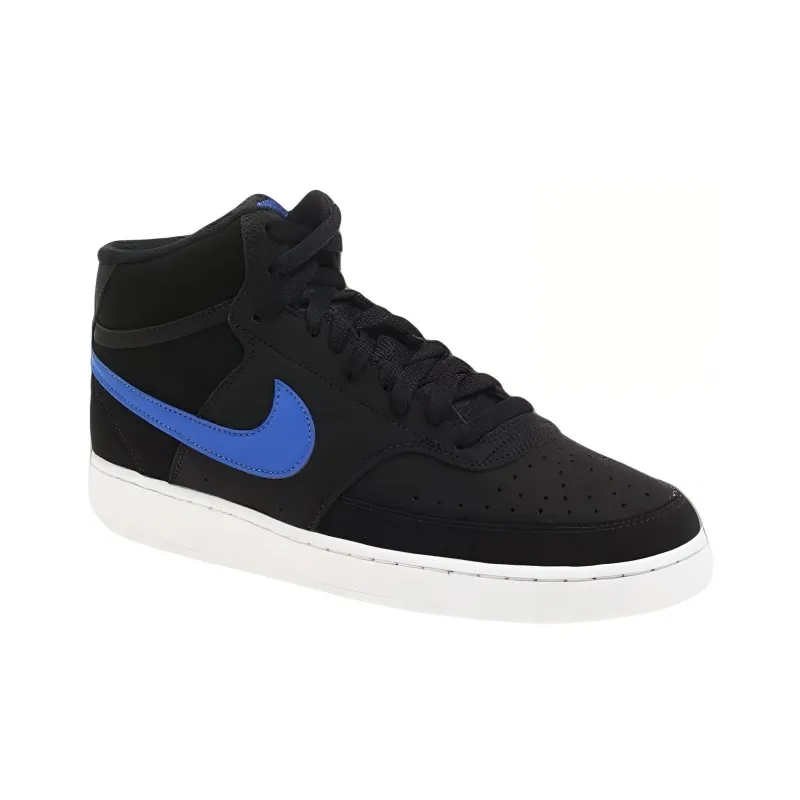 Nike Court Vision Mid Shoes Black/Blue-2