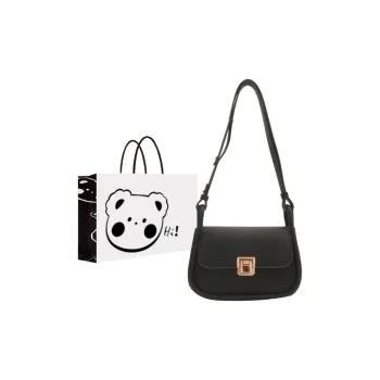 NX DOUGHNUT PU Saddle Bags Shoulder Bags Regular Women's Black/White/Green/Coffee/Coffee & Khaki