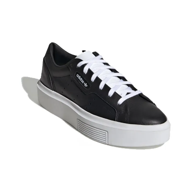 Adidas Sleek Super Black White Women's-2