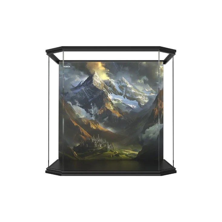 KGBOX Dungeons & Dragons Red Dragon Legend Figure Acrylic Display Case Model Accessories-2