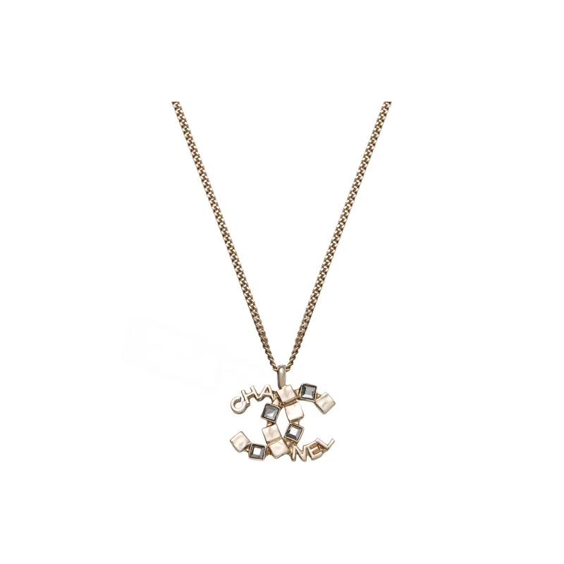 CHANEL Copper Necklaces Unisex Gold-1