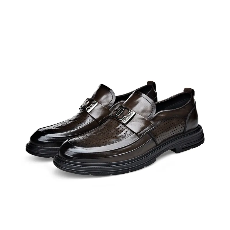 XIAOTOULANG Men's Casual Shoes Men Low Top Black-13