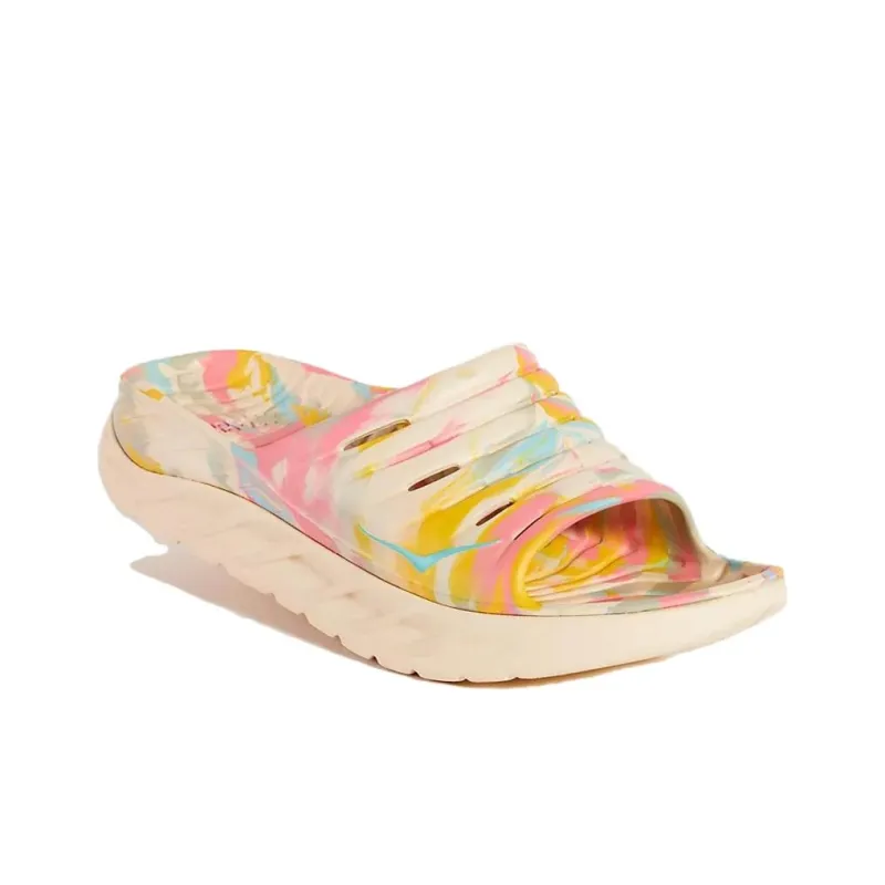 HOKA ONE ONE Ora Recovery Slide Free People Movement Luna Marbled-2