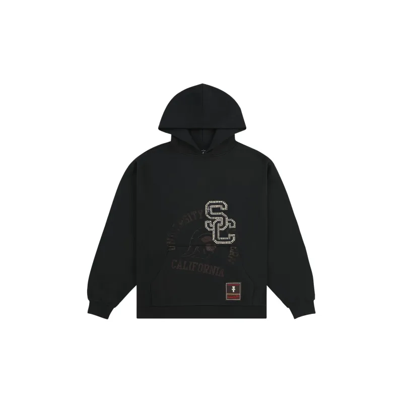Travis Scott X Mitchell & Ness Usc Trojans Overlap Pullover Hoodie  