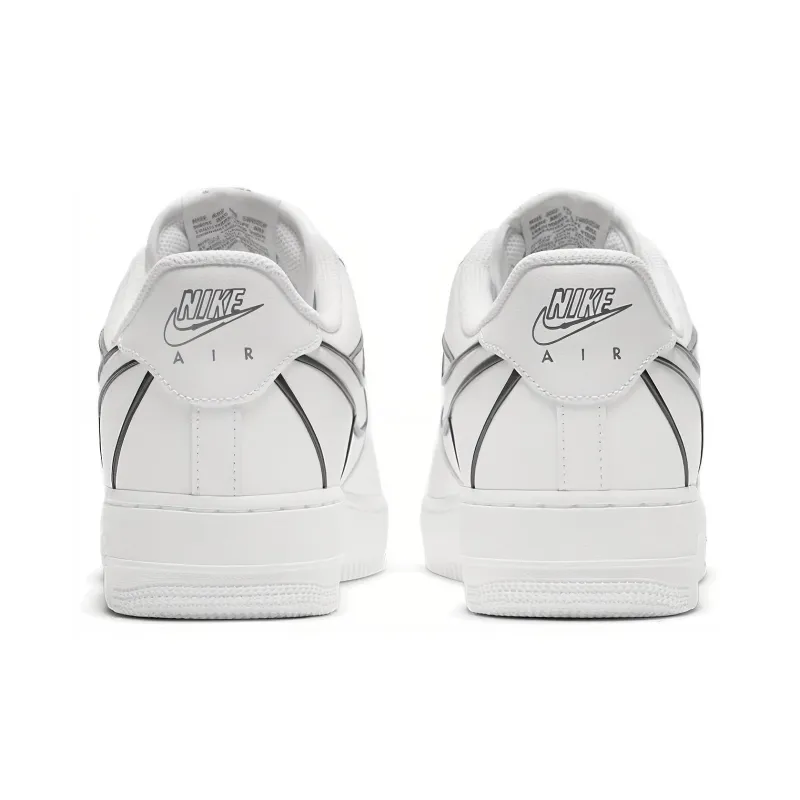 Nike Air Force 1 Low White Metallic Pewter-4