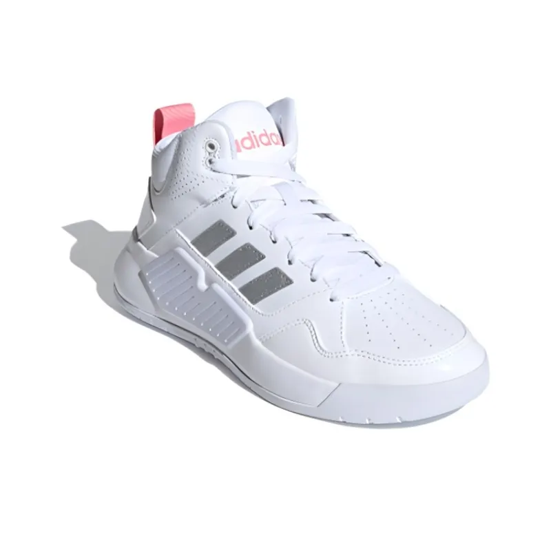 Adidas Neo Play9tis 2.0 White/Silver/Pink Women's-2