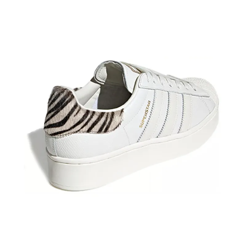 Superstar Women's Adidas Originals Bold 'Heel Patch Animal Print' Women's-3