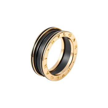 BVLGARI B.Zero1 Series 18K Rose Gold Rings Unisex