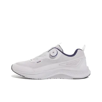 FILA Durable Breathable Low-Top Running Shoes Unisex White