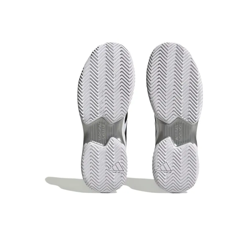 Adidas Courtjam Control Cloud White Core Black Matte Silver-5