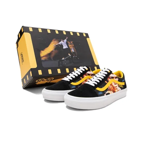 Vans Old Skool Skateboard Shoes Unisex Low-Top Yellow/Black