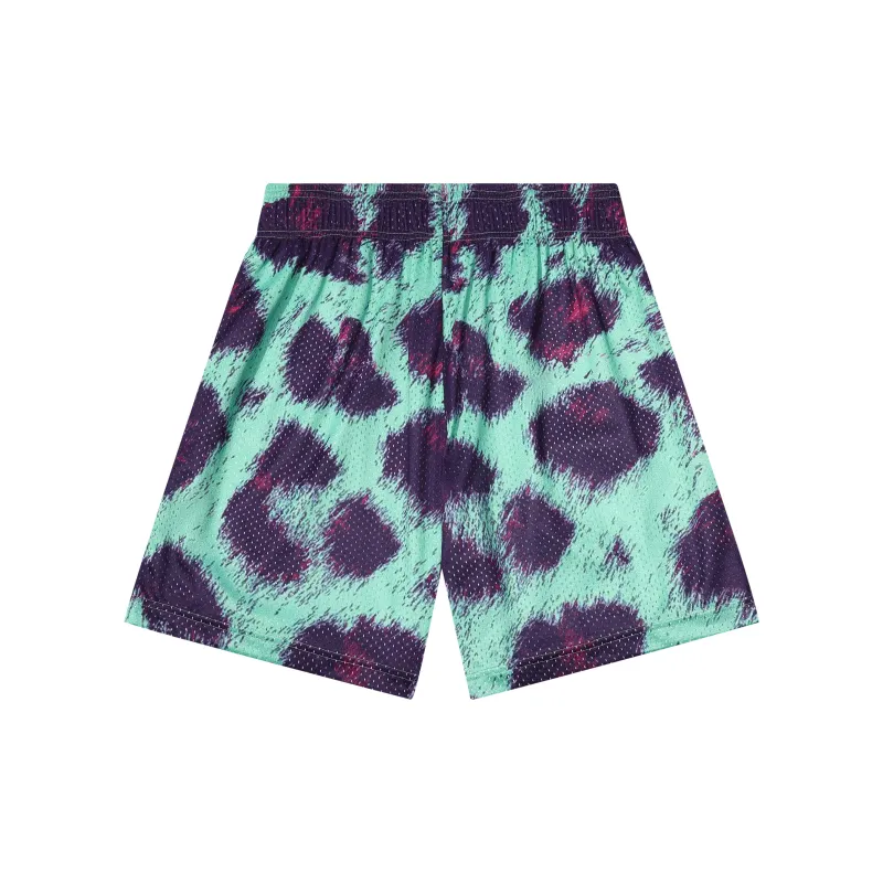 JUST VIBE Casual Shorts Unisex Spot Leopard Print-1