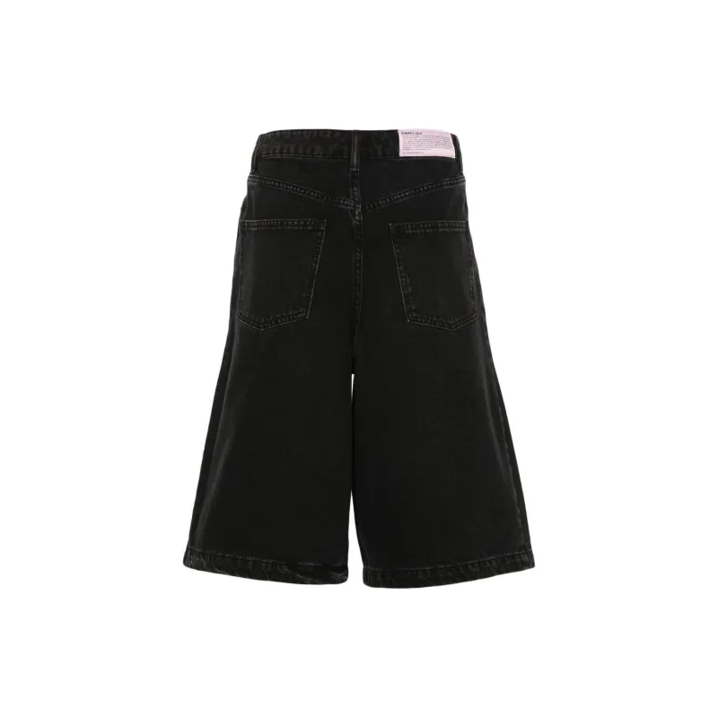 BIMBA Y LOLA SS24 Denim Shorts Women's Black-1