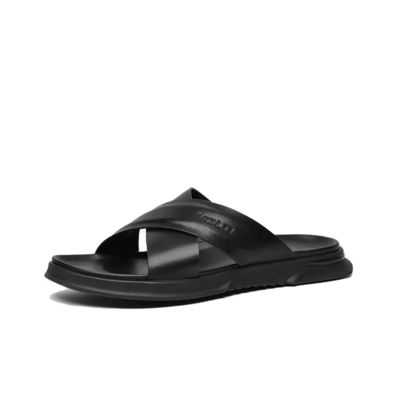 VOLO Sandal Slide Slippers Men's Black-0