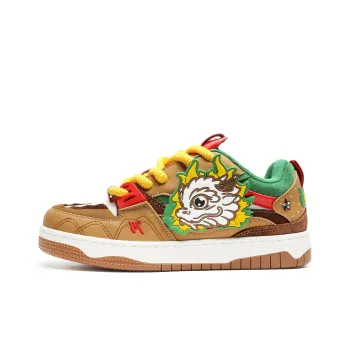 MR.PESIN Year Of The Dragon Limited Edition Summer New Release Breathable Low Top Skateboard Shoes Unisex Burger Color