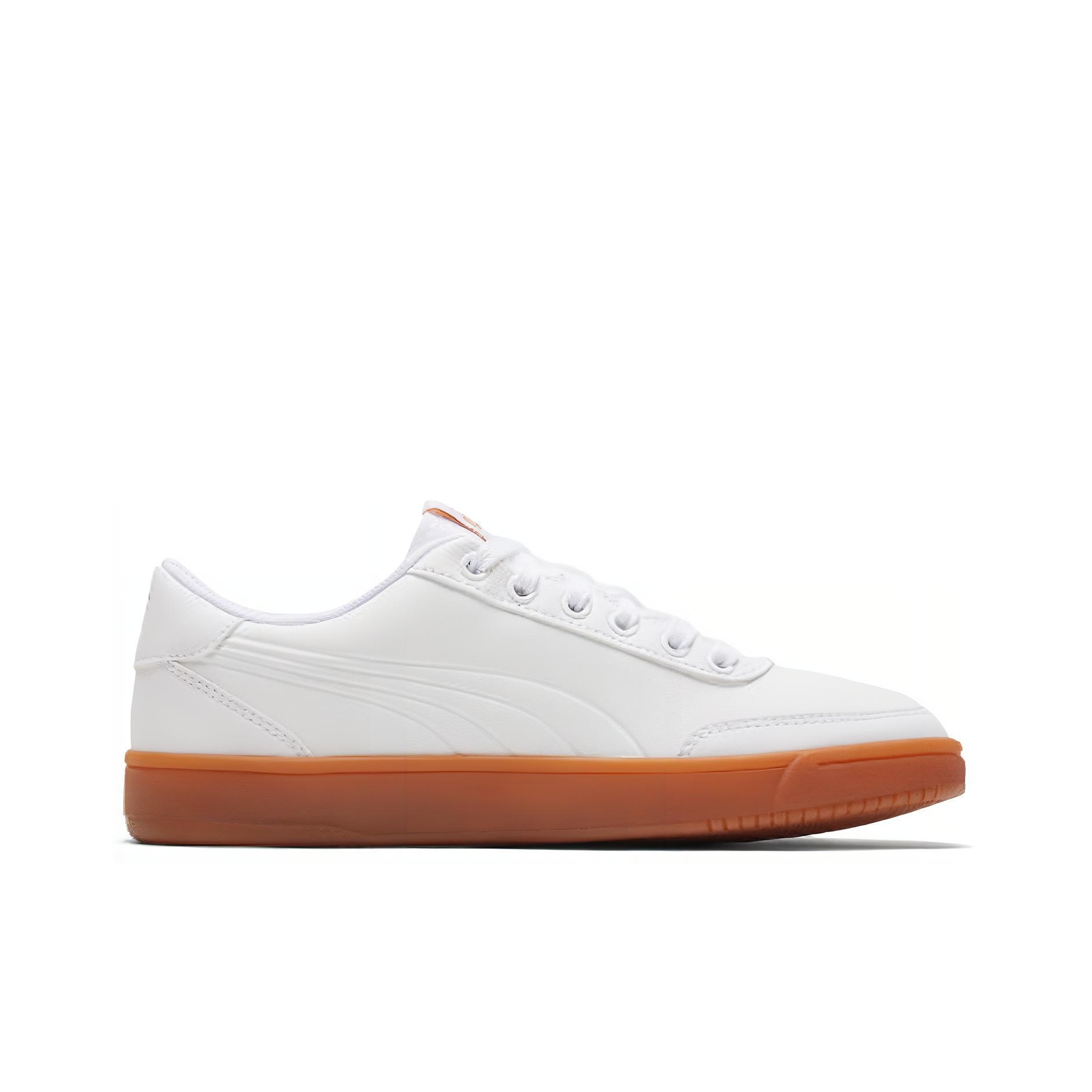 PUMA Court Breaker L Mono White Brown POIZON