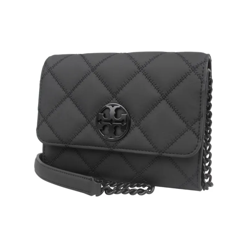TORY BURCH Cow Leather Shoulder Bag, Crossbody Bag Women's Black-1