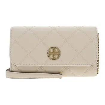 TORY BURCH Sheepskin Shoulder Bag, Crossbody Bag Mini Women's Ecru