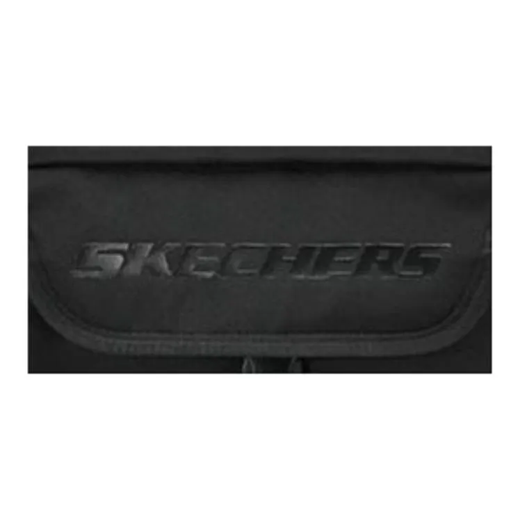 Skechers Fabric Messenger Bag Crossbody Bag Shoulder Bag Regular Unisex Carbon Black-4