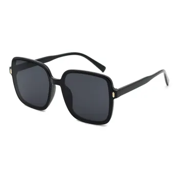 Pair Ponyo PC Square Sunglasses Unisex Black