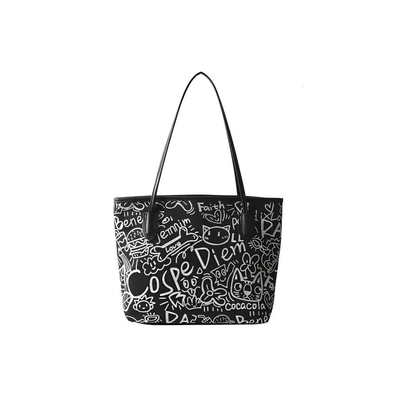 MINLUBAOLUO Canvas Tote Bag, Shopping Bag, Shoulder Bag Women's Multicolor-3