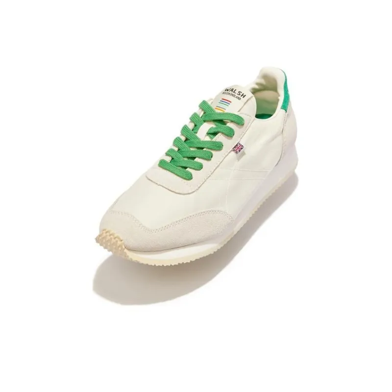 Norman Walsh TDL Cushioned Anti Slip Wear Resistant Balanced Lightweight Low Top Casual Shoes Unisex White Green-3