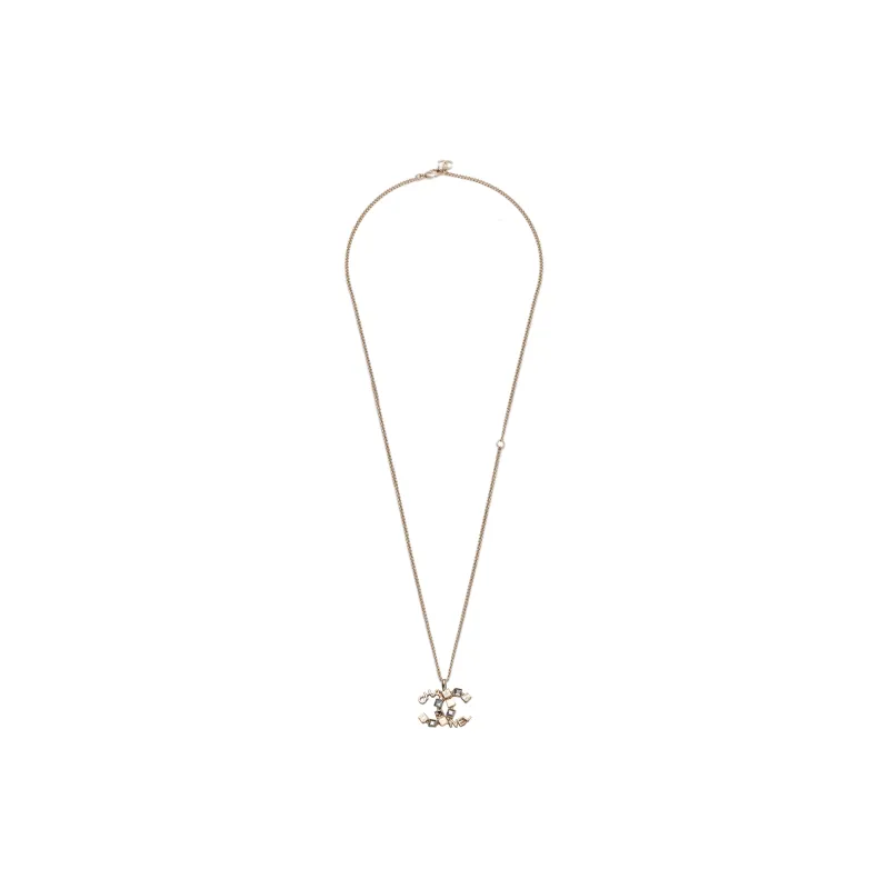 CHANEL Copper Necklaces Unisex Gold-0