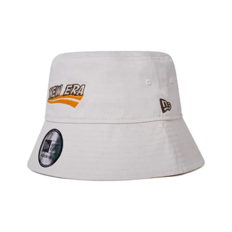 New Era Cotton Bucket Hats Unisex White-1