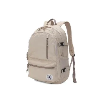 Converse Straight Edge Polyester Backpack Large Size Unisex Brown