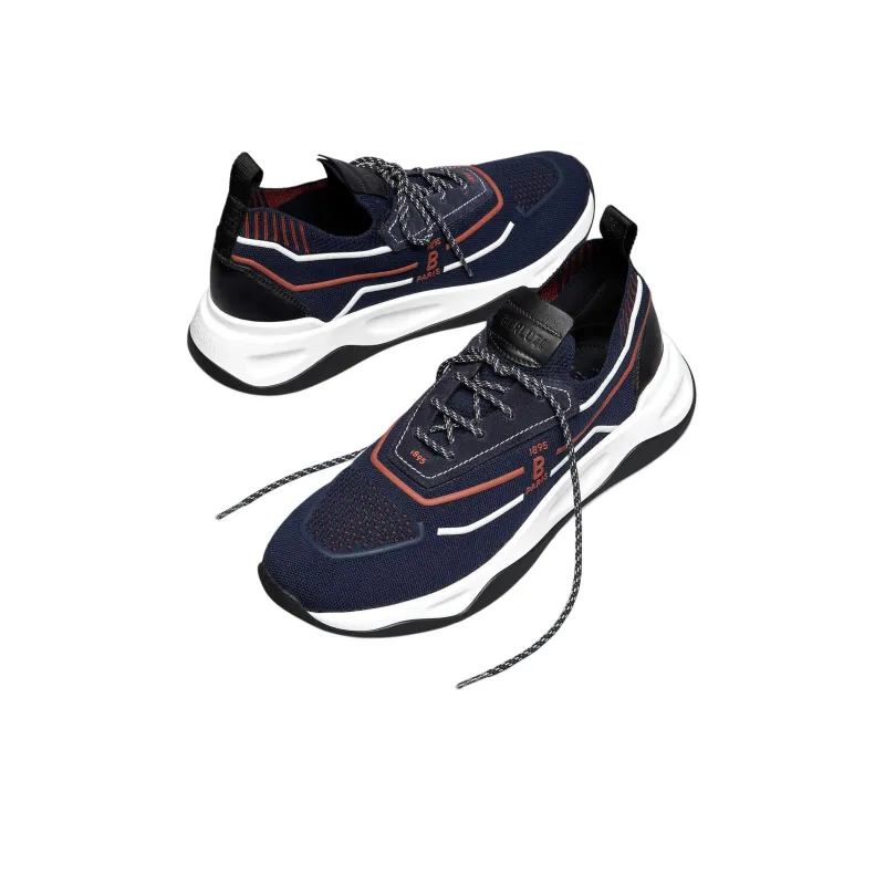 BERLUTI Shadow Low-Top Casual Shoes Men's Blue-4