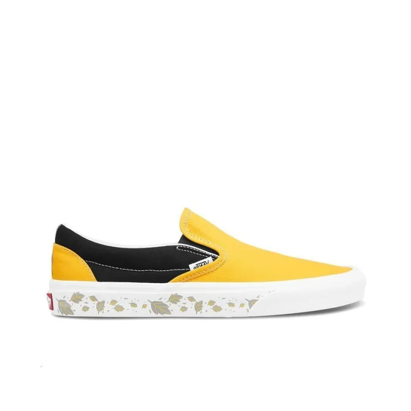 Vans Slip On Black Yellow Unisex 'Black Yellow'-1