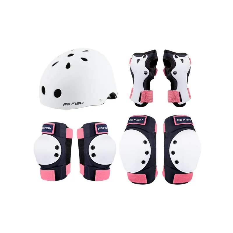 AS FISH Roller Skating Protective Gears-12