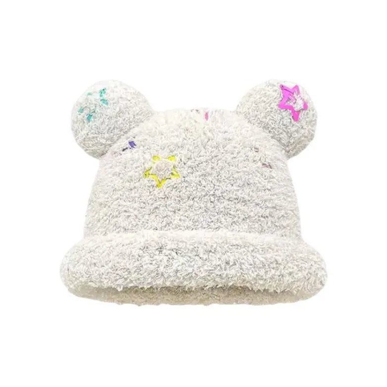 Starbucks Polyester Beanies Unisex Rose Red/Blue/Beige/Pink/Gray/Black/Purple/Khaki/Yellow/Coffee/Navy Blue-2