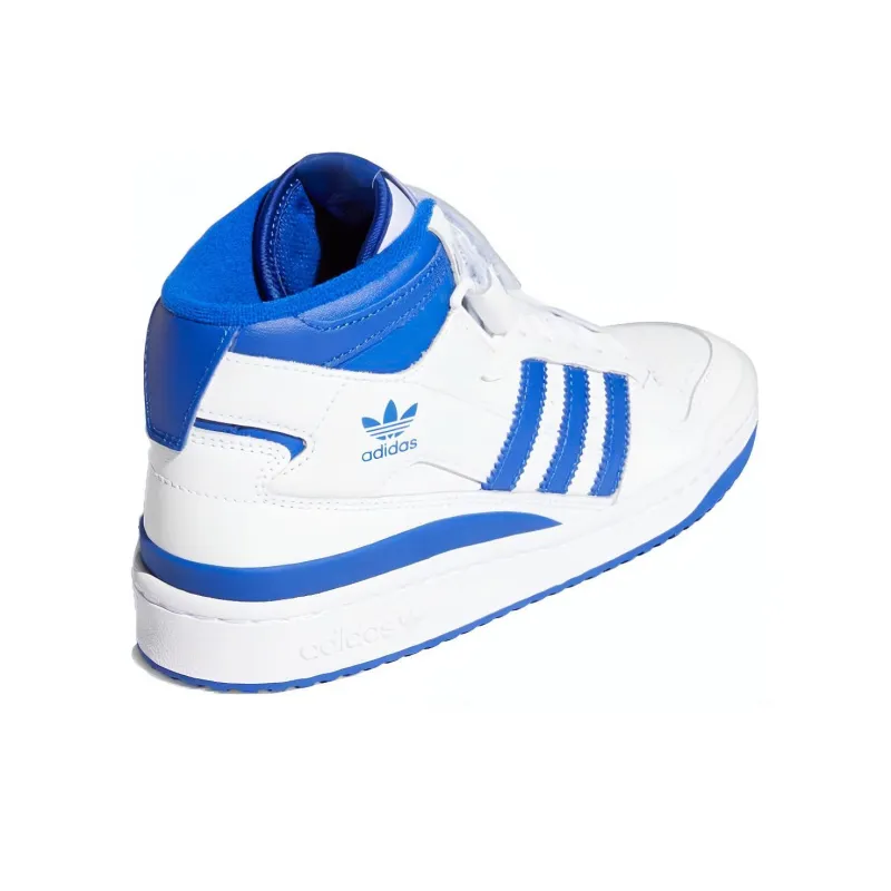 Adidas Forum Mid White Royal Blue Women's-3
