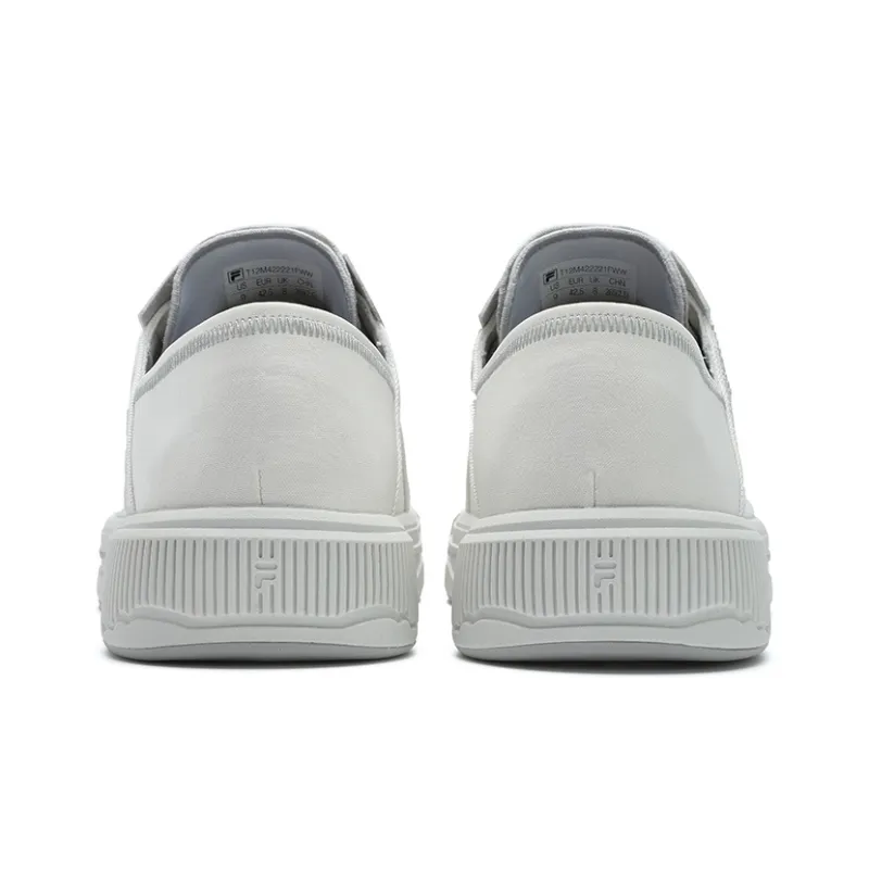 FILA FUSION POP 3 SE Cushioned Slip-Resistant Low-Top Casual Shoes Men's Ivory White-4