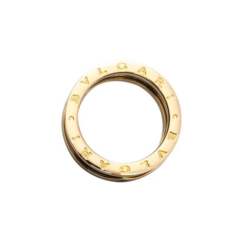 BVLGARI B.Zero1 Series 18K Rose Gold Rings Unisex-2