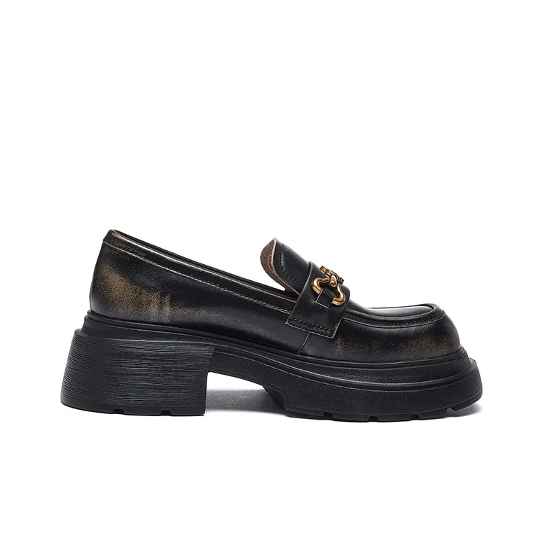 CAMEL Loafers Women's Black/Apricot-1