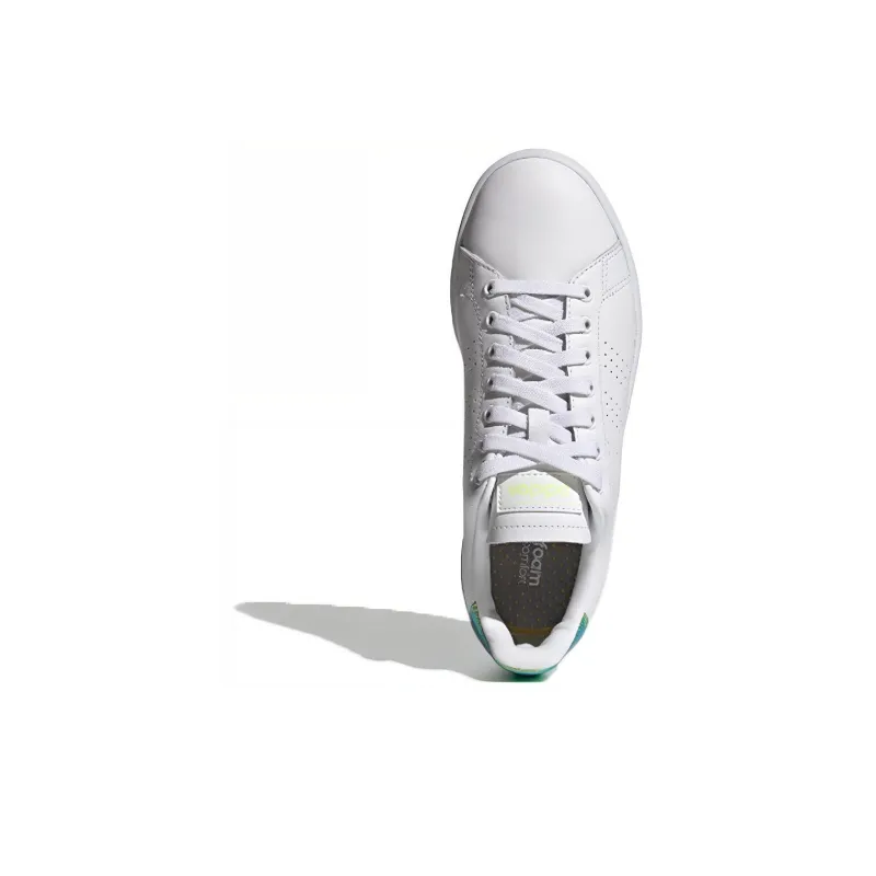 Adidas Women's Advantage 'White Hi Res Yellow' Women's-4