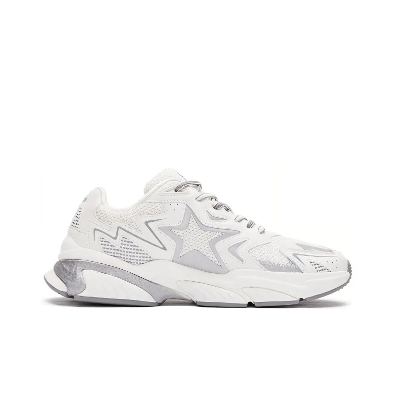 STARTER Breathable Low Top Casual Running Shoes Unisex Snowball White-1