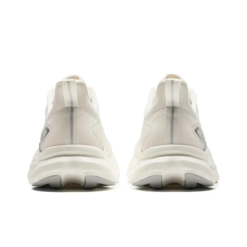 Anta Cushioning Breathable Lightweight Low-Top Running Shoes Men's Beige-3